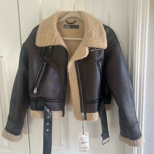 NWT Zara Cropped Women’s Jacket - “Double Sided Short Jacket”